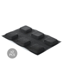 Planse copt 8 tarte patrate, air plus 19 Silikomart, (2buc/set)