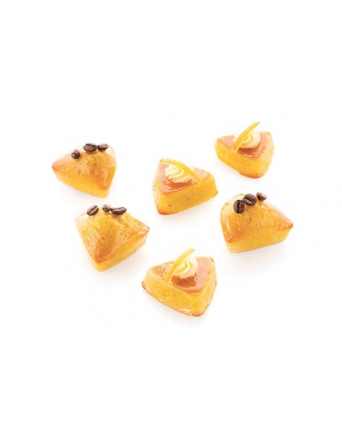 Planse copt 15 tarte triunghiulare, air plus 21 Silikomart, (2buc/set)