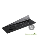 Minitavi dreptunghiulare compostabile/biodegradabile 100/set