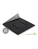 Minitavi patrate compostabile/biodegradabile 100/set