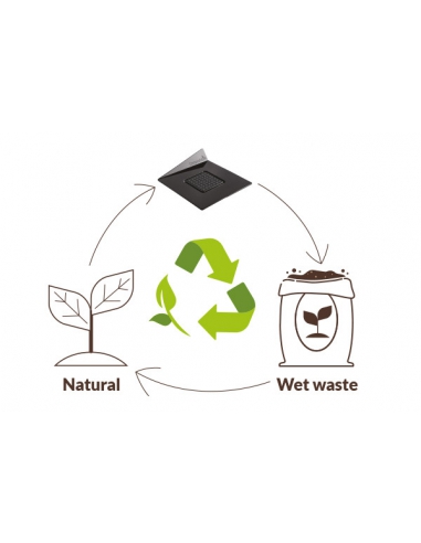 Minitavi patrate compostabile/biodegradabile 100/set