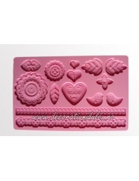 Forma silicon Love Bird | Decoratiuni Dulci