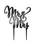 Topper plexi text mr&mrs