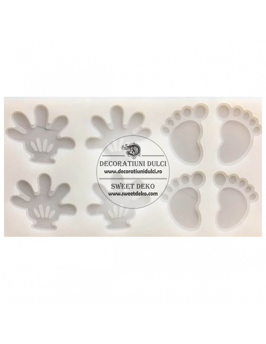 Mulaj decor ciocolata manute si picioruse