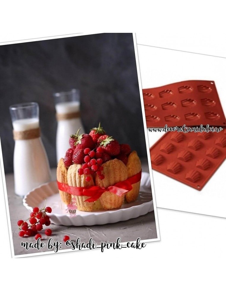 Matrita Madeleine medii n.9, SF032 Silikomart