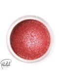 Dust rosu intens cu sclipici, supearl sparkling deep red, Fractal