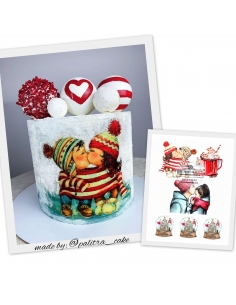 Imagine comestibila winter love 2