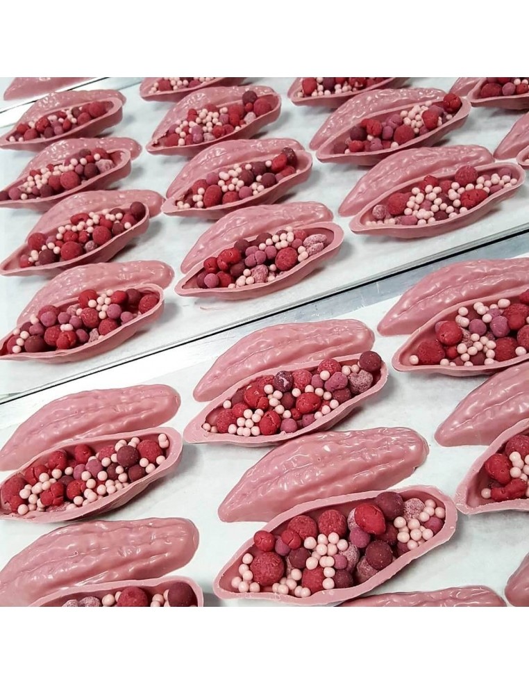 Crispearls Ruby, Mona Lisa Barry Callebaut