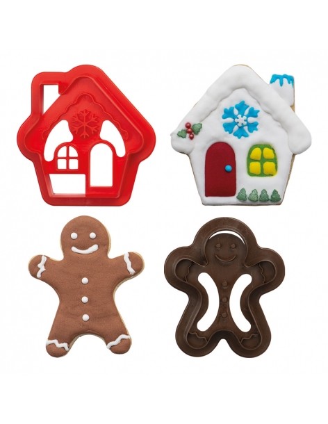 Decupatoare gingerbrad man si casuta 2