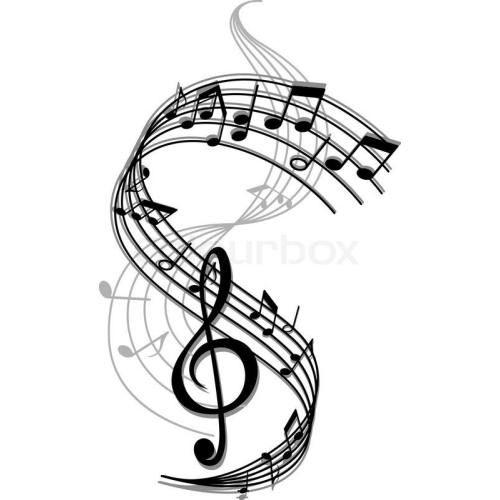Muzica, portative, note muzicale, partituri