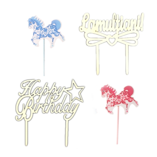 Decor din lemn pentru tort
