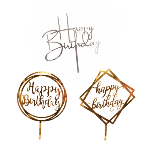 Cake toppers acetat
