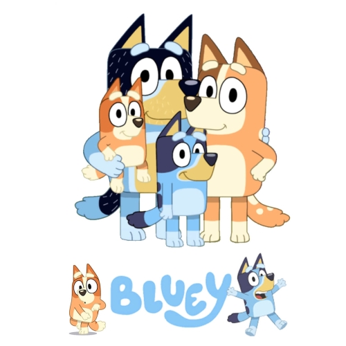 Bluey catelusii albastri