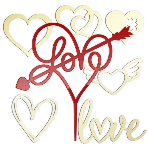 Toppers IUBIRE | Valentin s Day, Dragobete