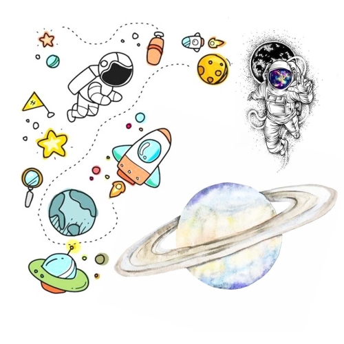 Astronauti, planete, spatiu