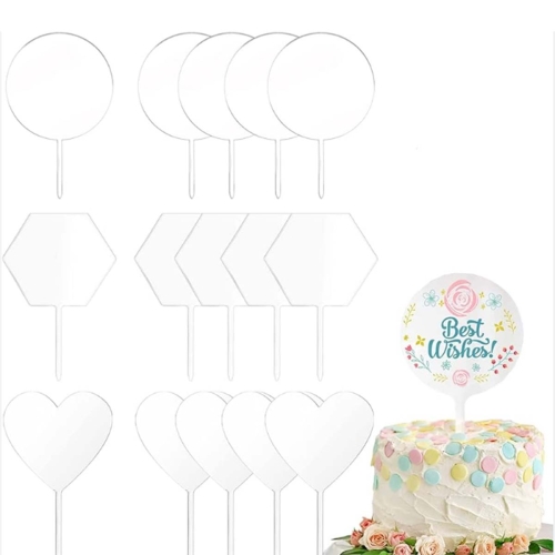 Cake toppers simple (blank)