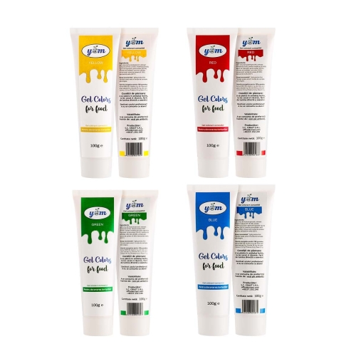 YAM coloranti gel alimentari