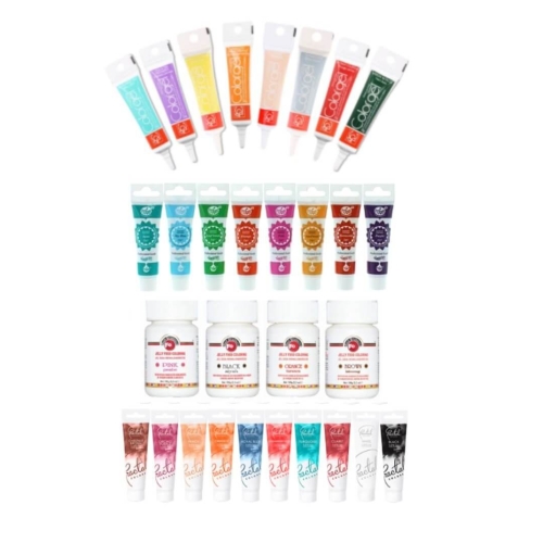 Coloranti gel, pasta