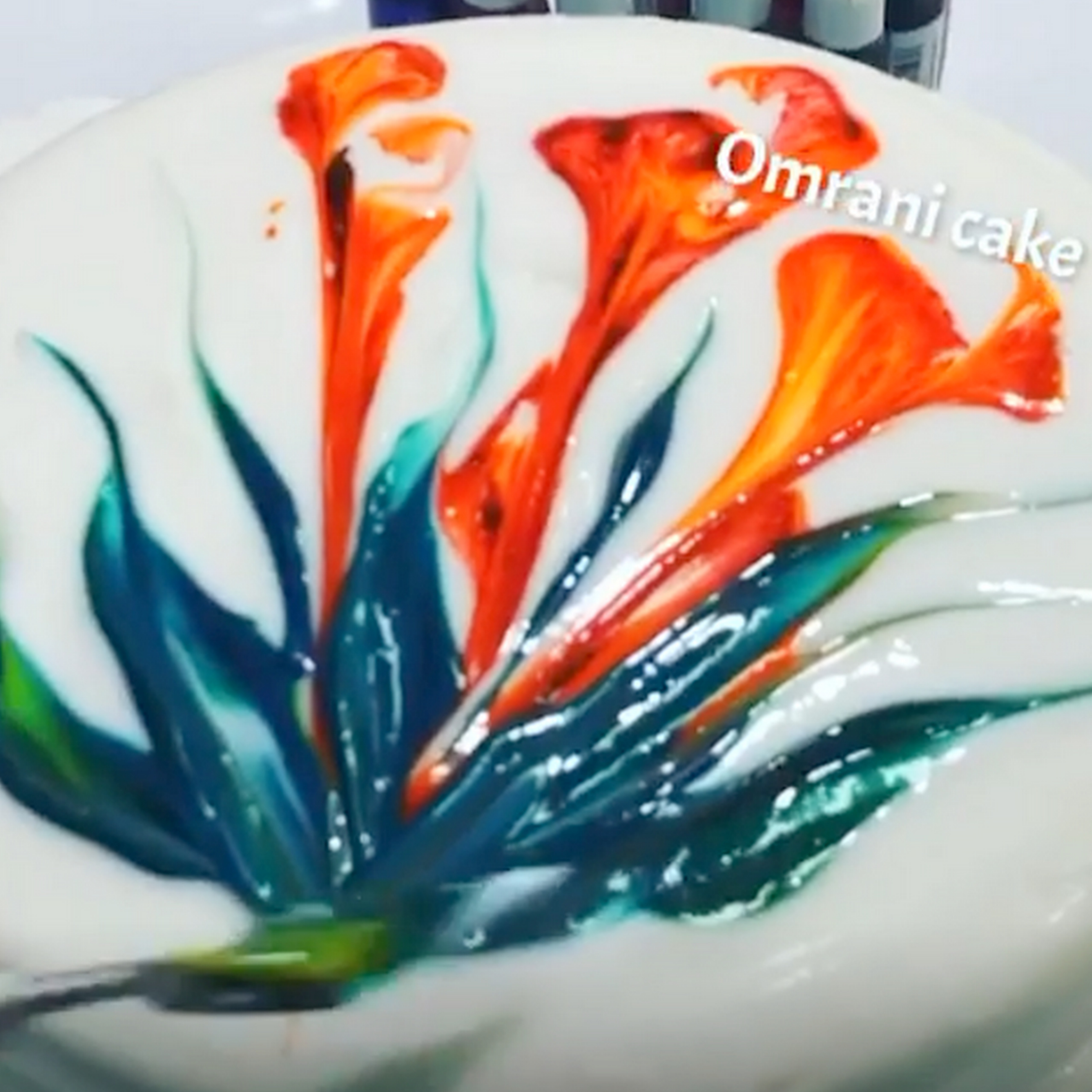 Tehnici de pictura aplicate pentru decor tort